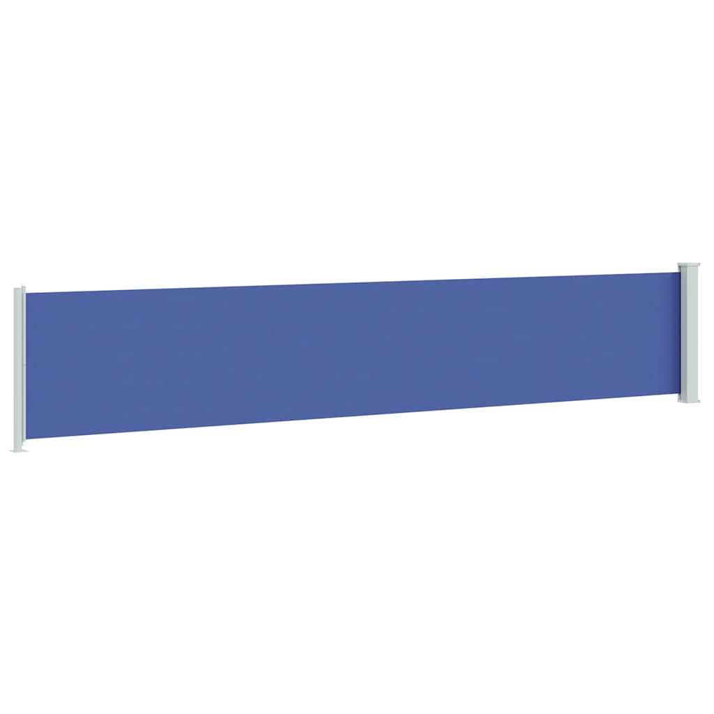 Tenda Laterale Retrattile per Patio 117x600 cm Blu