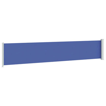 Tenda Laterale Retrattile per Patio 117x600 cm Blu
