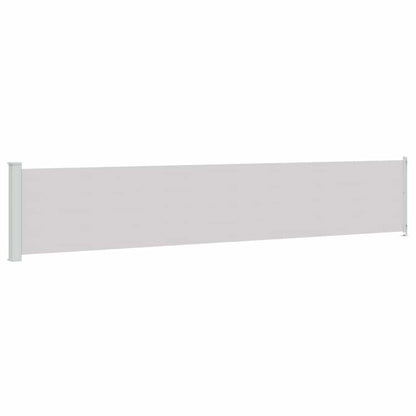 Tenda Laterale Retrattile per Patio 117x600 cm Grigia | homemem39