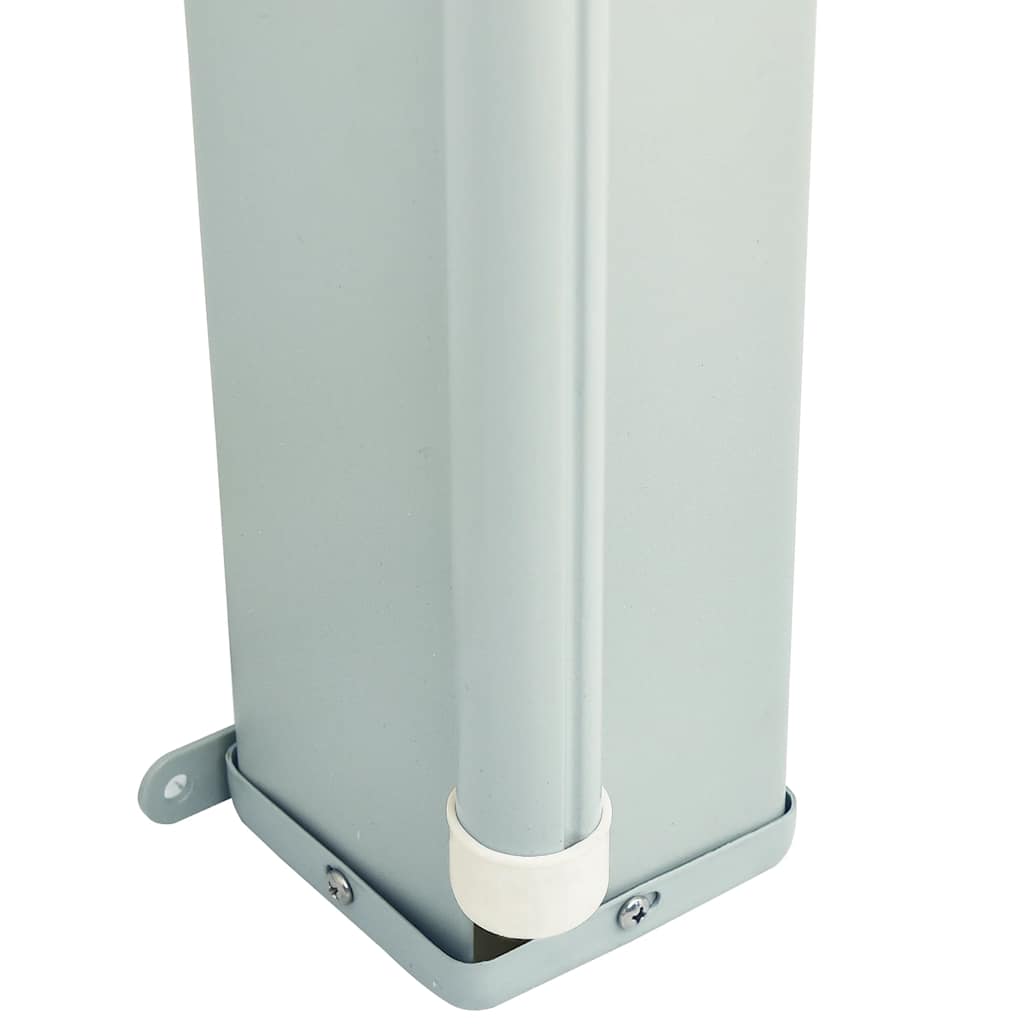 Tenda Laterale Retrattile per Patio 117x600 cm Grigia | homemem39