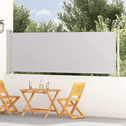 Tenda Laterale Retrattile per Patio 117x600 cm Grigia | homemem39