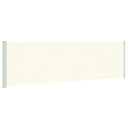 Tenda da Sole Laterale Retrattile per Patio 180x600 cm Crema | homemem39