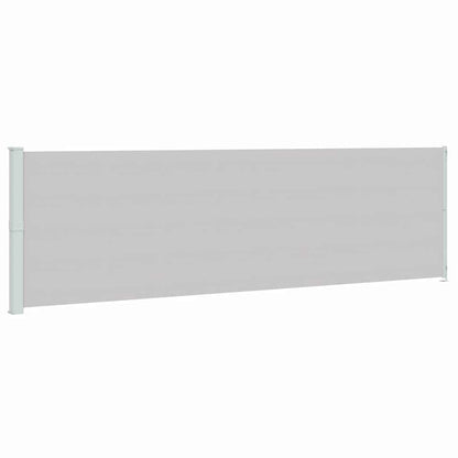 Tenda da Sole Laterale Retrattile per Patio 180x600 cm Grigia | homemem39