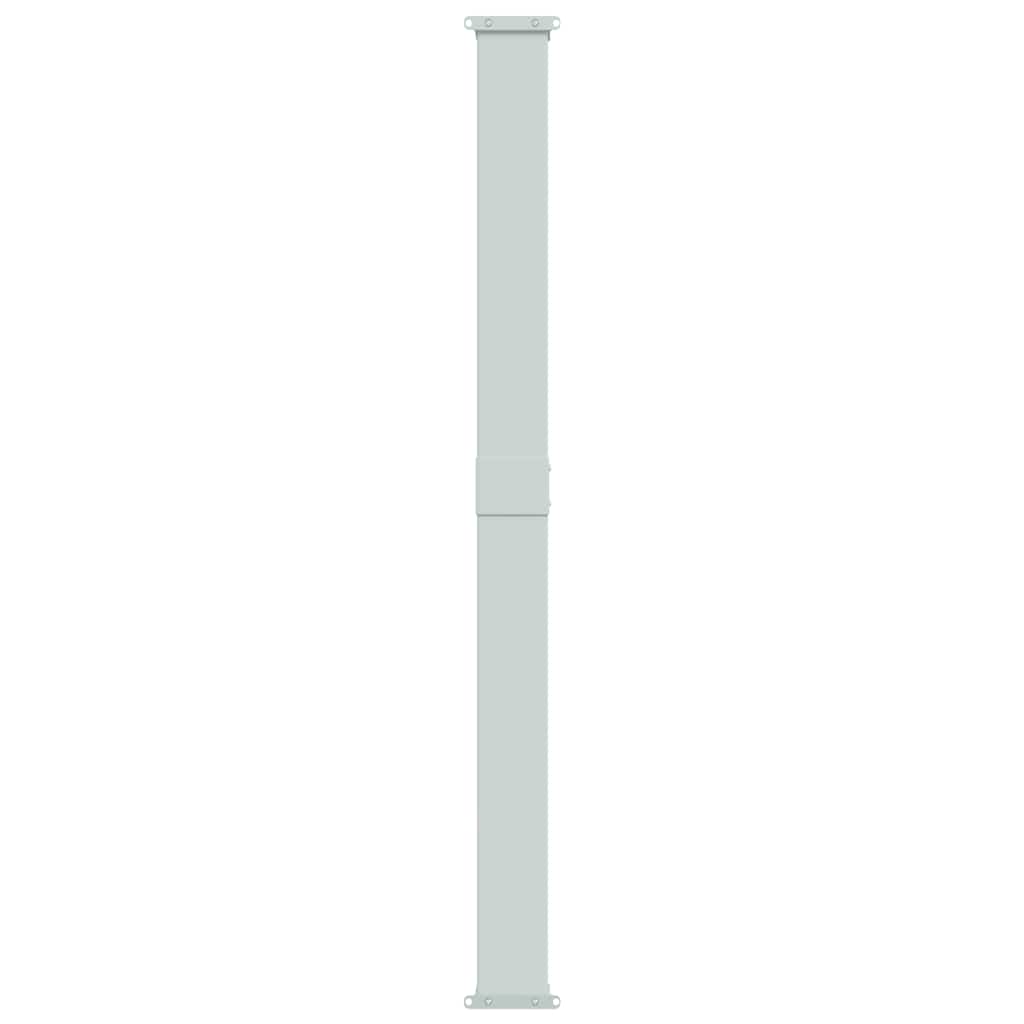 Tenda da Sole Laterale Retrattile per Patio 180x600 cm Grigia | homemem39