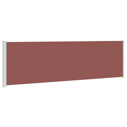 Tenda da Sole Laterale Retrattile per Patio 180x600 cm Marrone