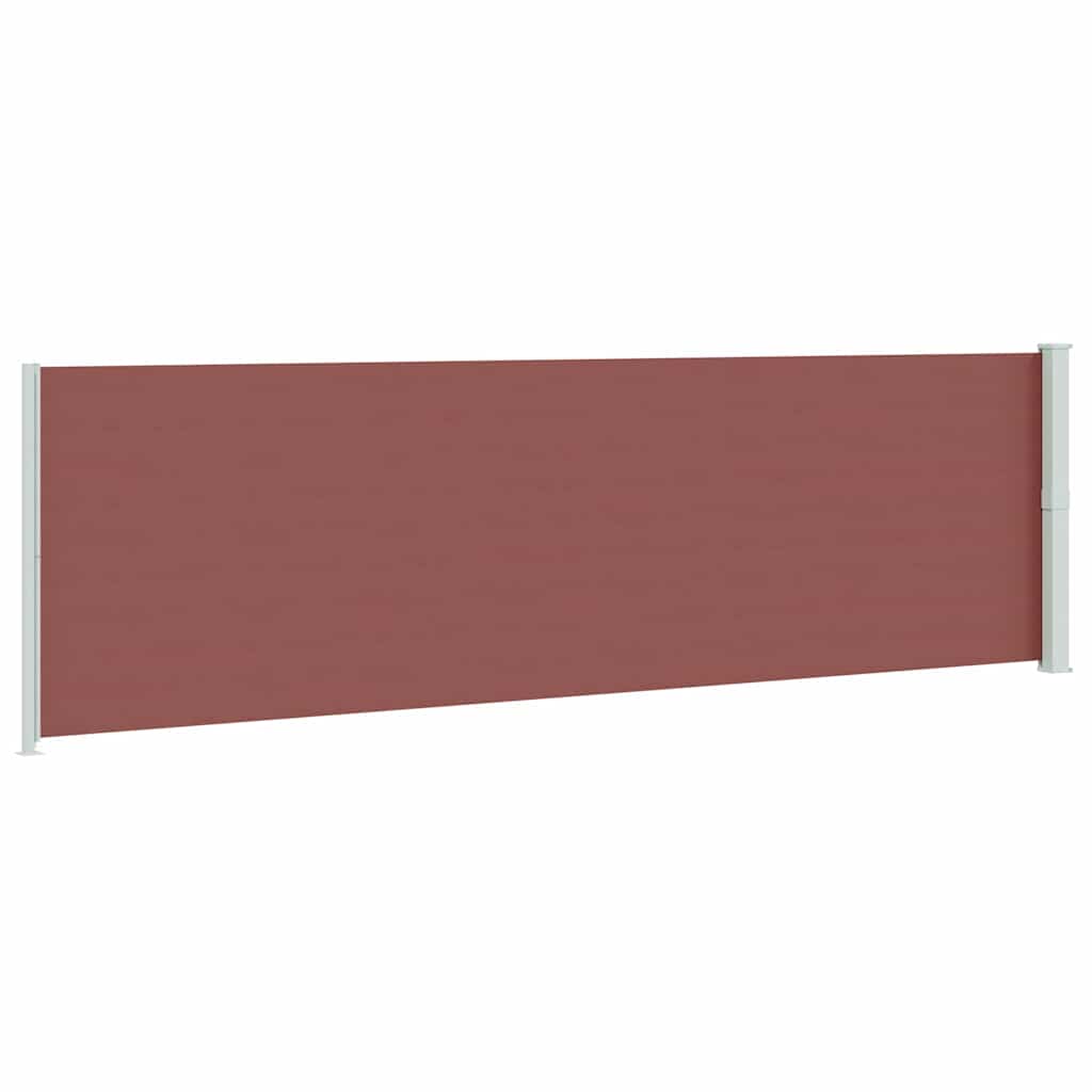 Tenda da Sole Laterale Retrattile per Patio 180x600 cm Marrone