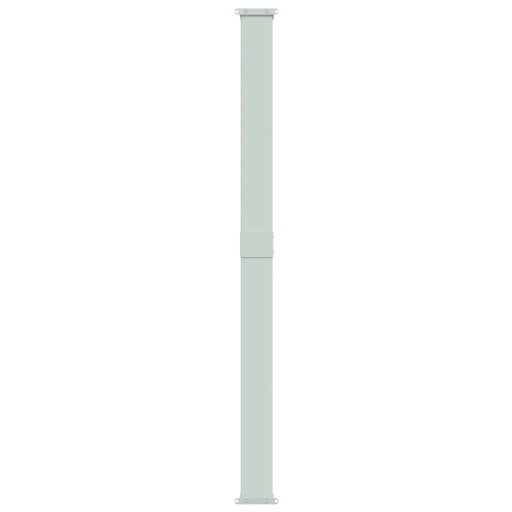 Tenda da Sole Laterale Retrattile per Patio 200x600 cm Nera
