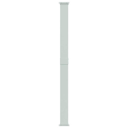 Tenda da Sole Laterale Retrattile per Patio 200x600 cm Nera