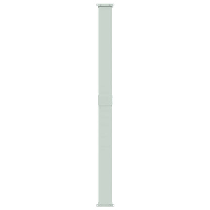 Tenda da Sole Laterale Retrattile per Patio 200x600 cm Grigia | homemem39