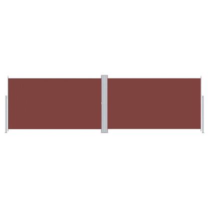 Tenda da Sole Laterale Retrattile Marrone 180x600 cm | homemem39