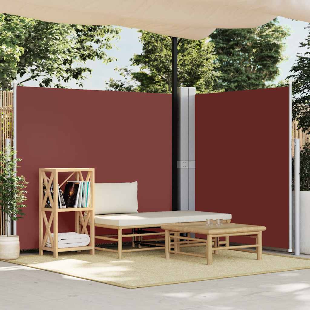 Tenda da Sole Laterale Retrattile Marrone 180x600 cm | homemem39