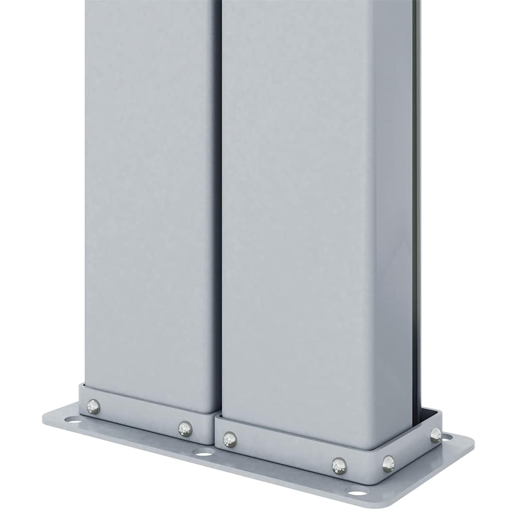 Tenda da Sole Laterale Retrattile Nera 200x600 cm | homemem39