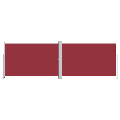 Tenda da Sole Laterale Retrattile Rossa 200x600 cm | homemem39