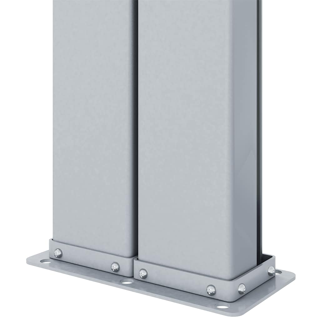 Tenda da Sole Laterale Retrattile Rossa 220x600 cm | homemem39