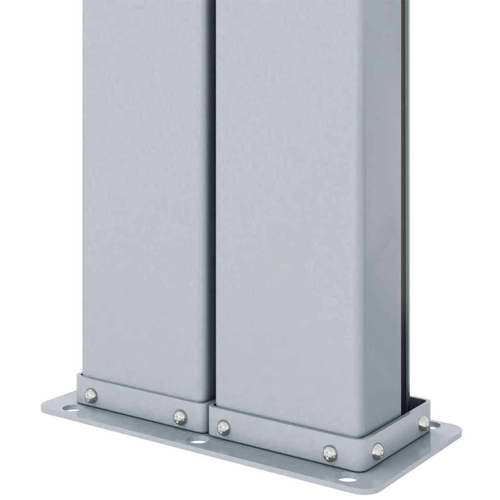 Tenda Laterale Retrattile Marrone 160x1000 cm | homemem39