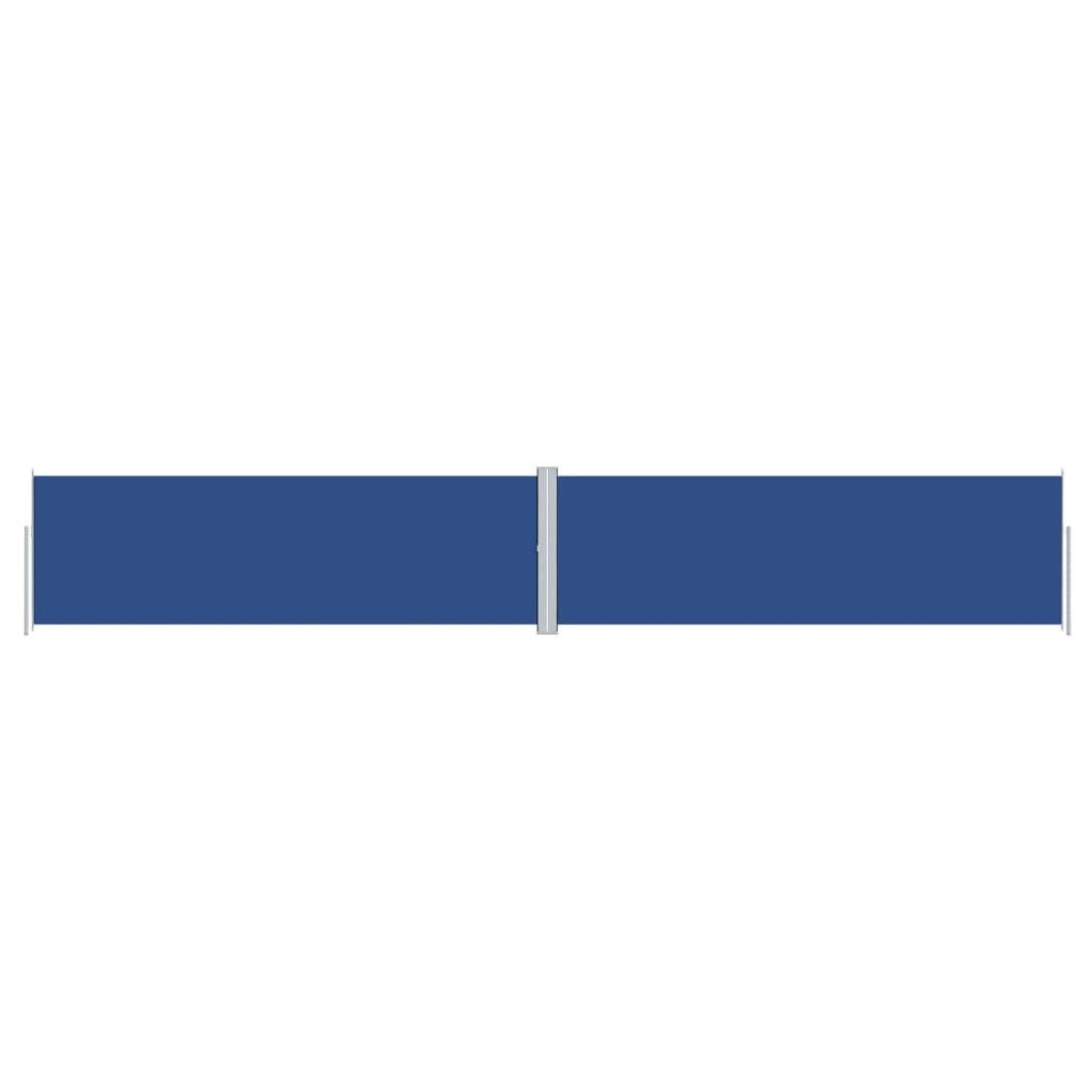 Tenda Laterale Retrattile Blu 160x1000 cm | homemem39