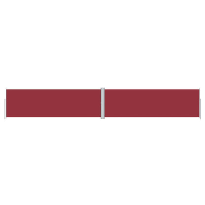 Tenda Laterale Retrattile Rossa 160x1000 cm | homemem39