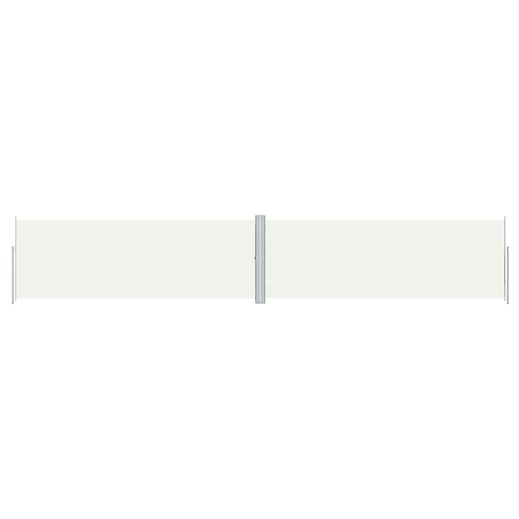 Tenda da Sole Laterale Retrattile Crema 180x1000 cm | homemem39