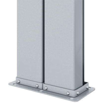 Tenda da Sole Laterale Retrattile Crema 180x1000 cm | homemem39