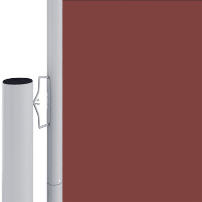 Tenda da Sole Laterale Retrattile Marrone 180x1000 cm | homemem39