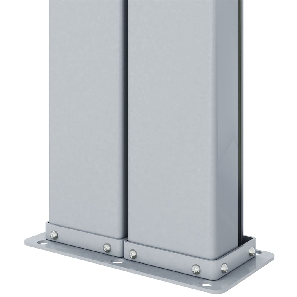 Tenda da Sole Laterale Retrattile Marrone 180x1000 cm | homemem39