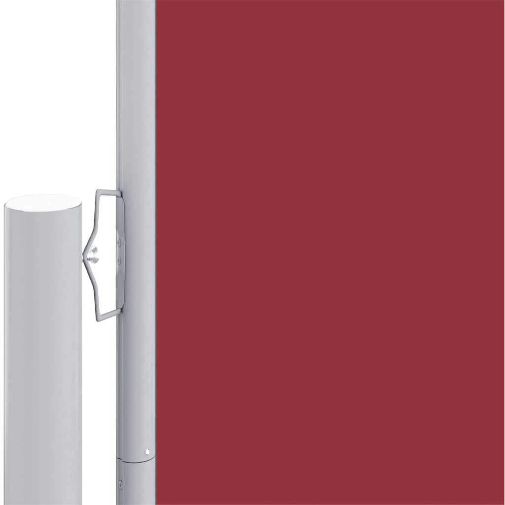 Tenda da Sole Laterale Retrattile Rossa 180x1000 cm | homemem39