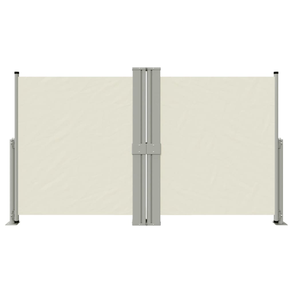 Tenda da Sole Laterale Retrattile Crema 140x1200 cm - homemem39