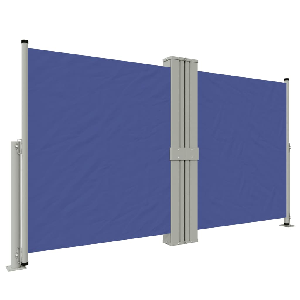 Tenda Laterale Retrattile Blu 140x1200 cm