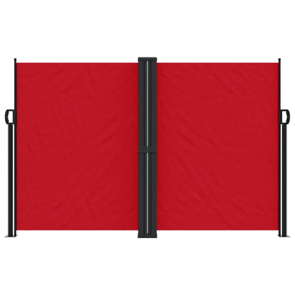 Tenda da Sole Laterale Retrattile Rossa 160x1200 cm