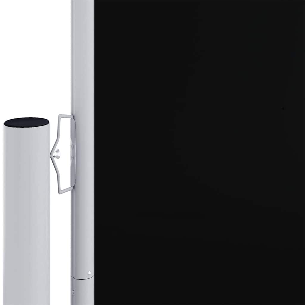 Tenda da Sole Laterale Retrattile Nera 200x1200 cm | homemem39