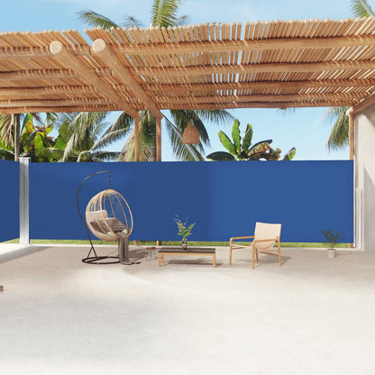 Tenda da Sole Laterale Retrattile Blu 200x1200 cm | homemem39