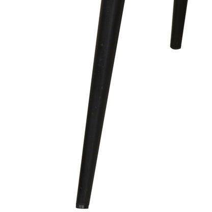 Sedia a Schienale Alto Marrone in Tela - homemem39