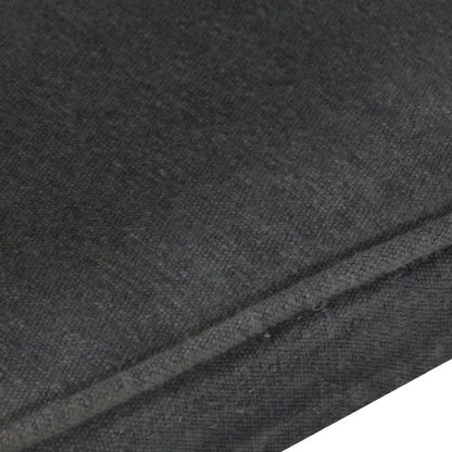 Sedia a Schienale Alto Nera in Tela - homemem39