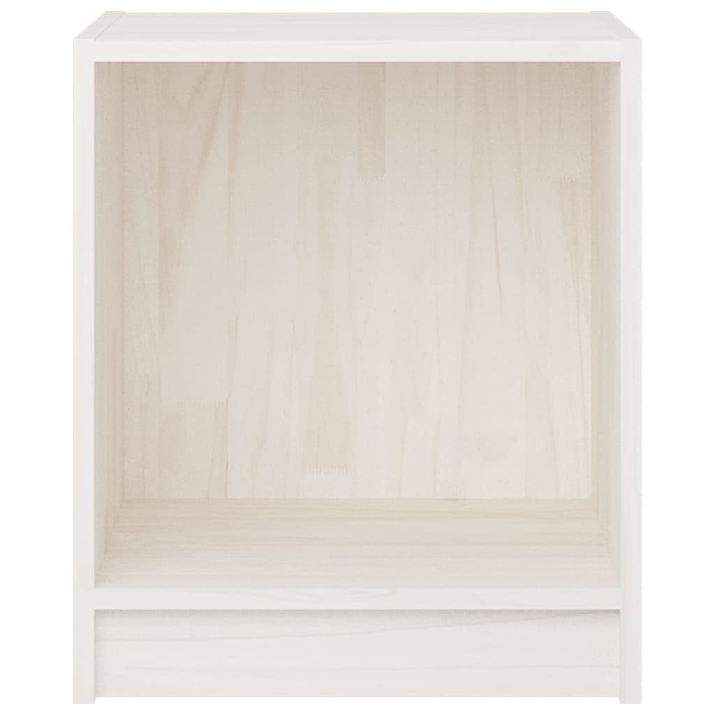 Comodini 2 pz Bianchi 35,5x33,5x41,5 cm Legno Massello di Pino - homemem39
