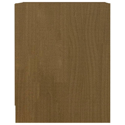 Comodino Marrone Ambra 35,5x33,5x41,5 cm in Legno di Pino - homemem39