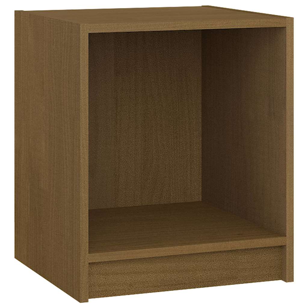 Comodini Marrone Ambra 2 pz 35,5x33,5x41,5 cm in Legno di Pino - homemem39