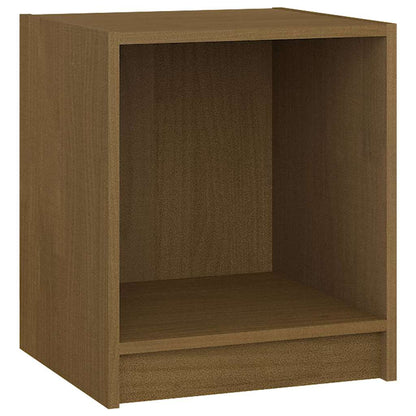 Comodini Marrone Ambra 2 pz 35,5x33,5x41,5 cm in Legno di Pino - homemem39