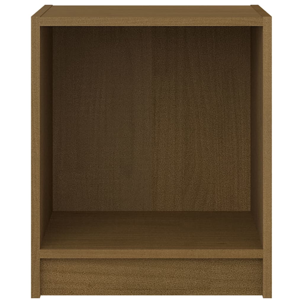 Comodini Marrone Ambra 2 pz 35,5x33,5x41,5 cm in Legno di Pino - homemem39