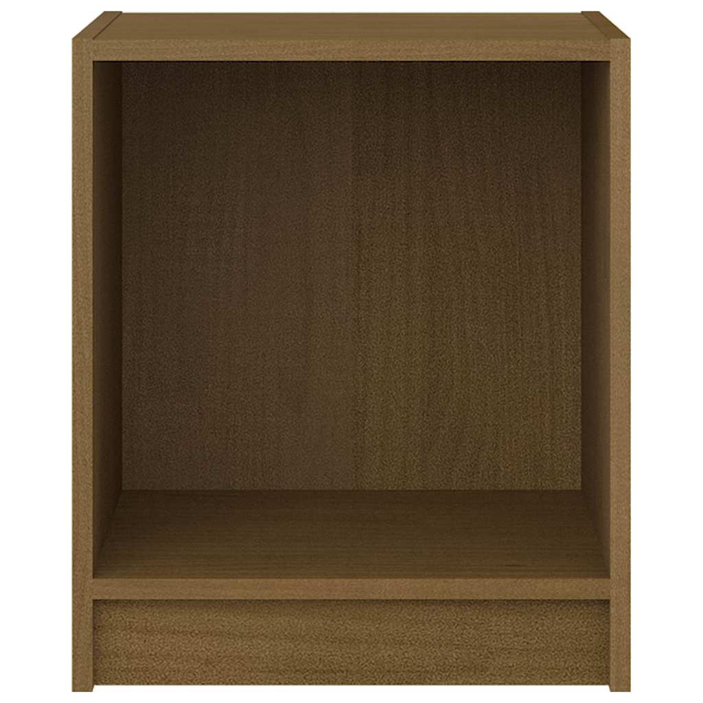 Comodini Marrone Ambra 2 pz 35,5x33,5x41,5 cm in Legno di Pino
