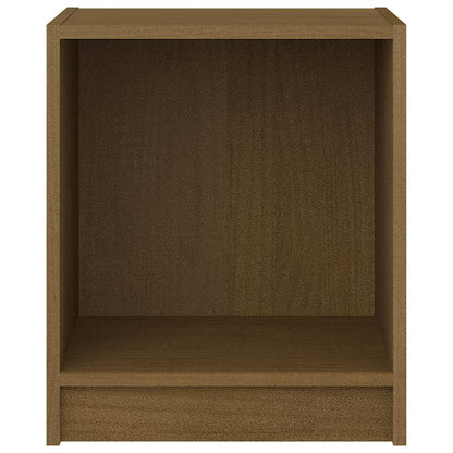 Comodini Marrone Ambra 2 pz 35,5x33,5x41,5 cm in Legno di Pino