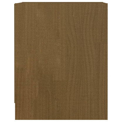 Comodini Marrone Ambra 2 pz 35,5x33,5x41,5 cm in Legno di Pino