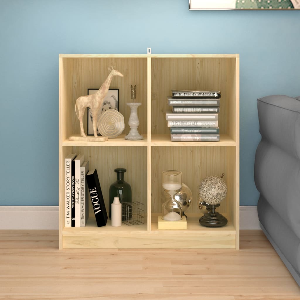 Credenza 70x33x76 cm in Legno Massello di Pino - homemem39