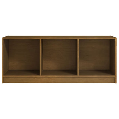 Mobile Porta TV Marrone Ambra 104x33x41 cm in Legno di Pino - homemem39