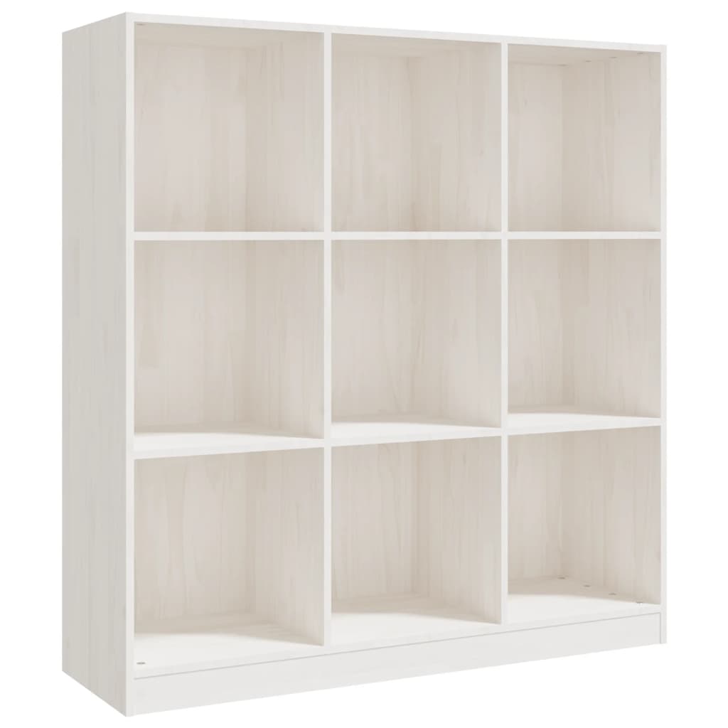 Libreria/Divisorio Bianco 104x33,5x110 cm in Massello di Pino | homemem39