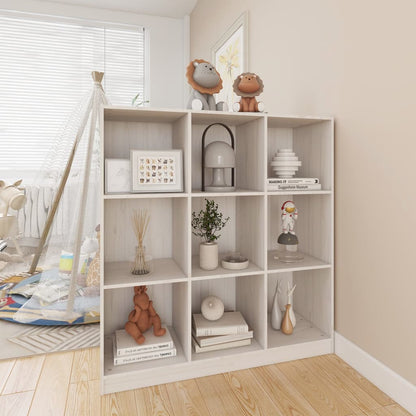 Libreria/Divisorio Bianco 104x33,5x110 cm in Massello di Pino | homemem39