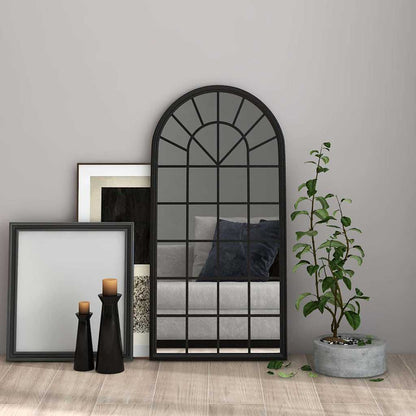 Specchio Nero 90x45 cm Ferro per Uso Interno | homemem39