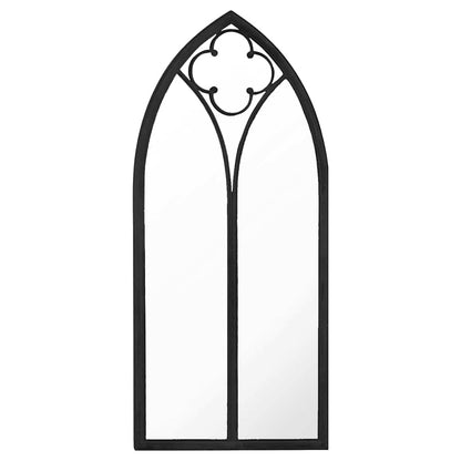 Specchio Nero 100x45 cm Ferro per Uso Interno | homemem39