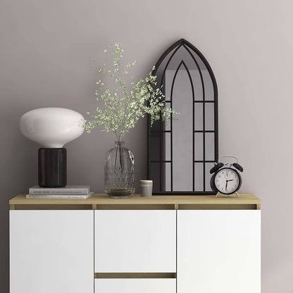 Specchio Nero 70x30 cm Ferro per Uso Interno | homemem39