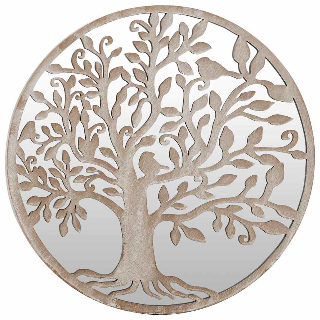 Specchio Sabbia 60x2,5 cm Rotondo in Ferro per Uso Interno | homemem39