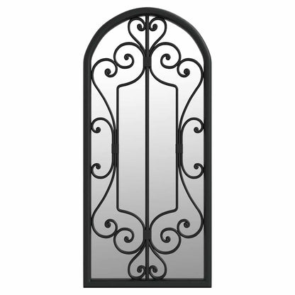Specchio Nero 100x45 cm Ferro per Uso Interno | homemem39